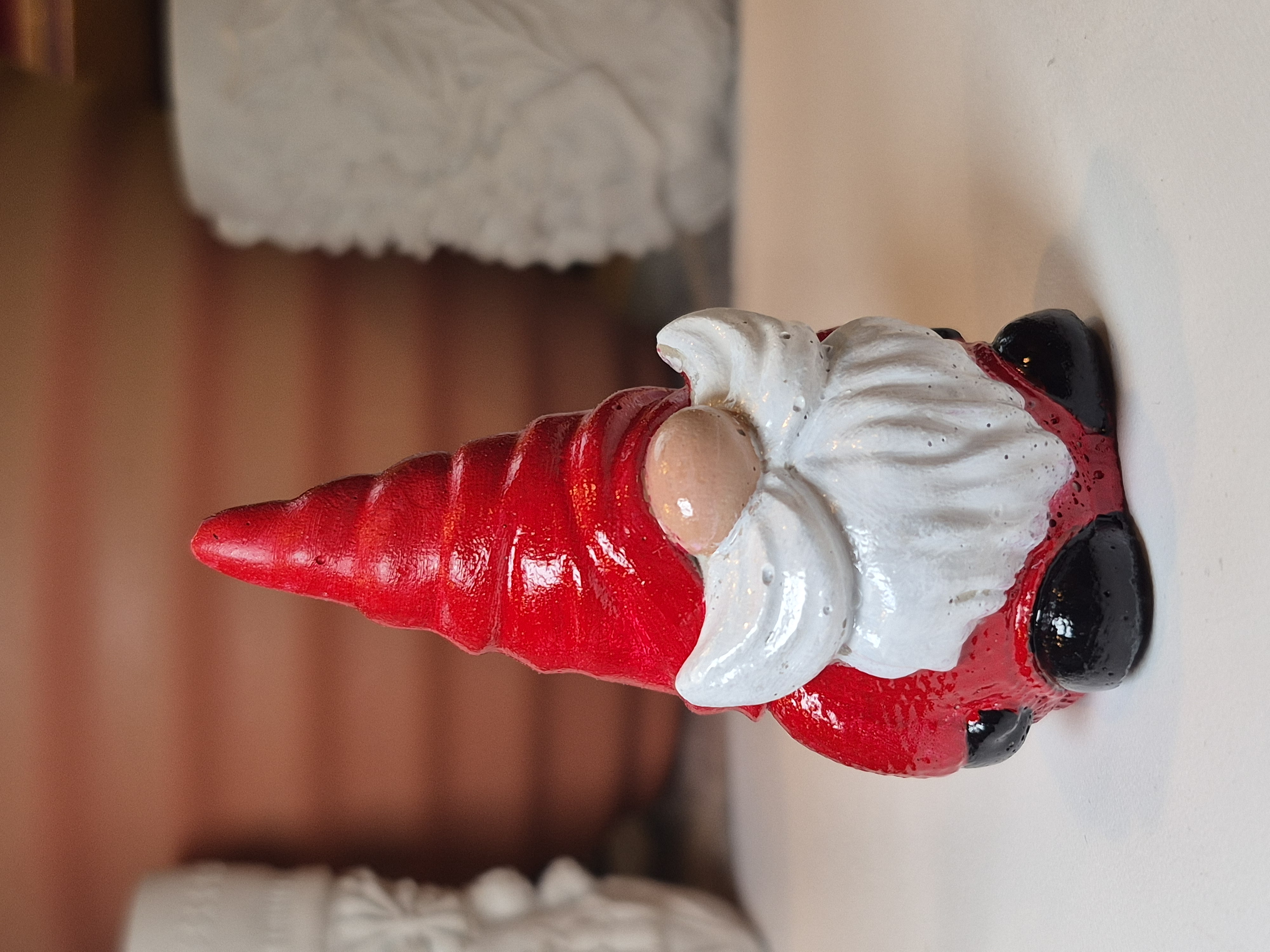 Hand Painted Concrete Gnome