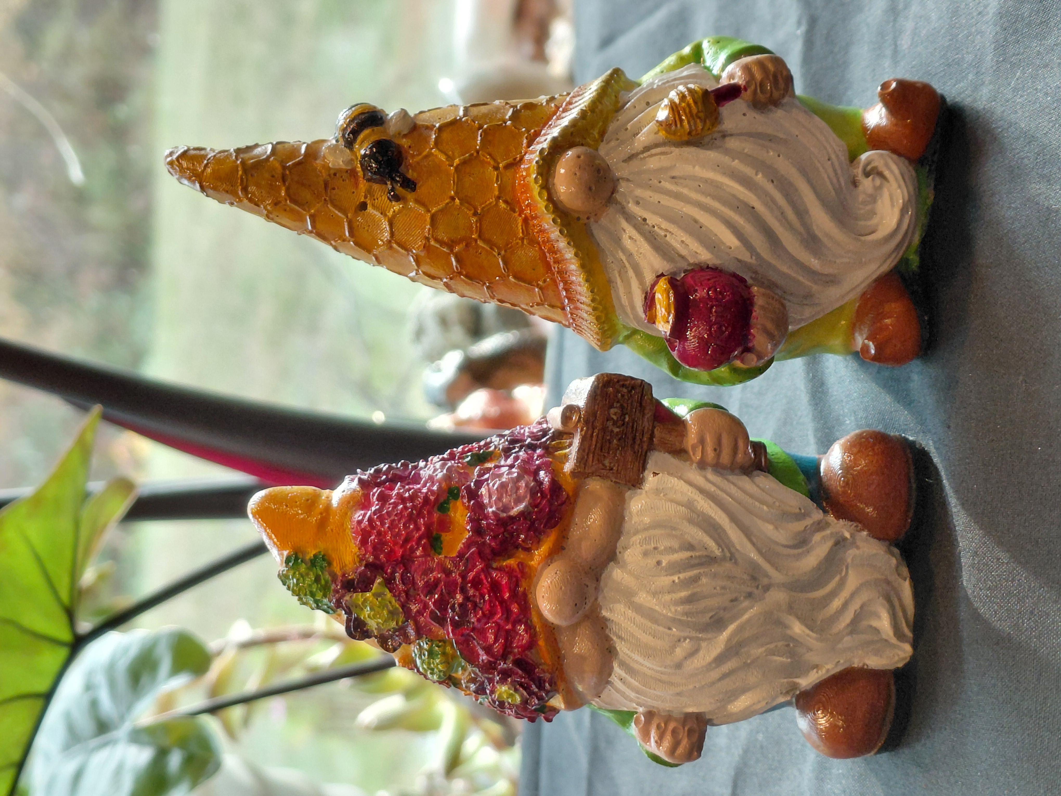 Gnomes Hand Painted Concrete