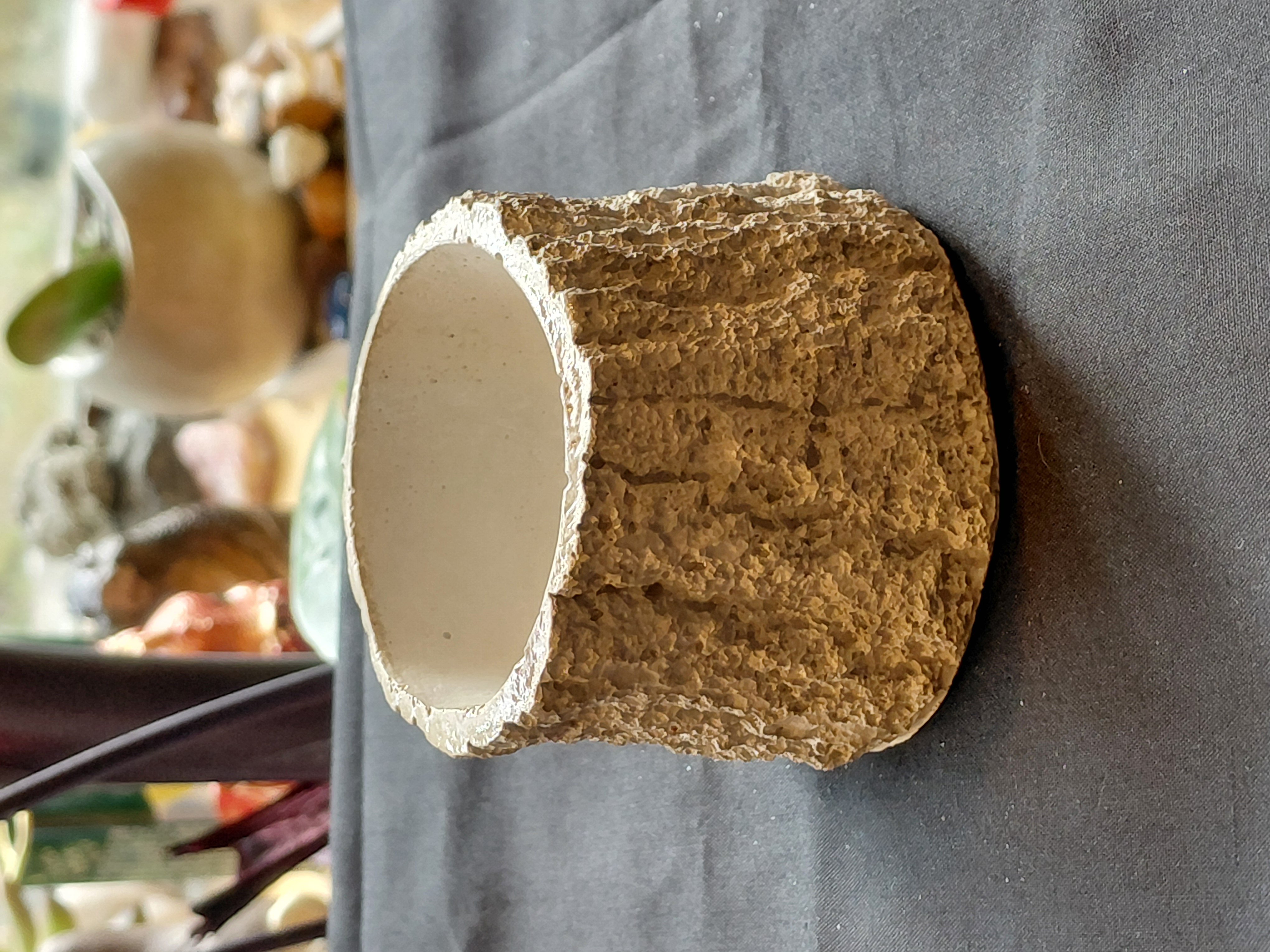 Tree Trunk Concrete Pot/Container