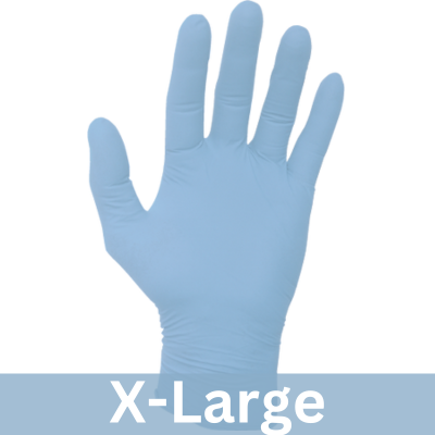 American Nitrile® Slate™ ANSL455 American Made Blue Nitrile Exam Gloves, Latex Free, 1000/Case - X-Large