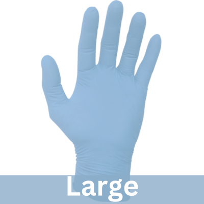 American Nitrile® Slate™ ANSL454 American Made Blue Nitrile Exam Gloves, Latex Free, 1000/Case - Large