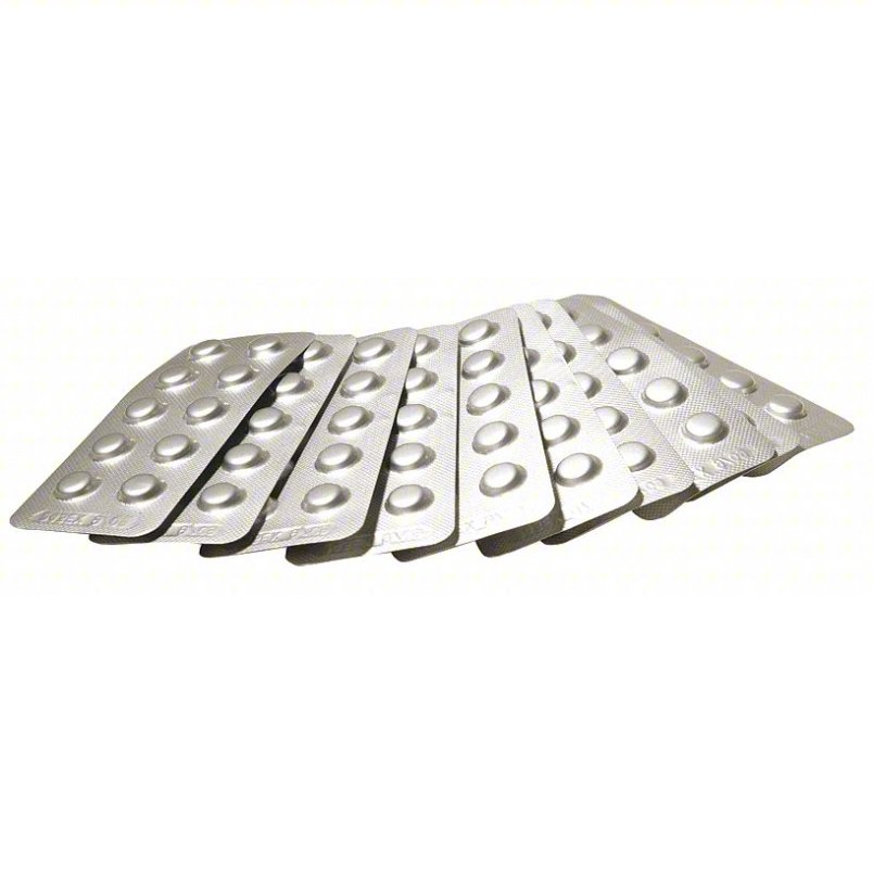 Chlorine Meter Reagents - Chlorine: Lab, 100 ct, 7681-11-0, 30-40% Concentration, Reagent