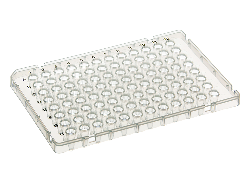 SSIbio® 0.1mL 96-Well Low-Profile PCR Plate, FAST® Type, Semi-Skirted, Clear, 10/Pack, 10 Packs/Case