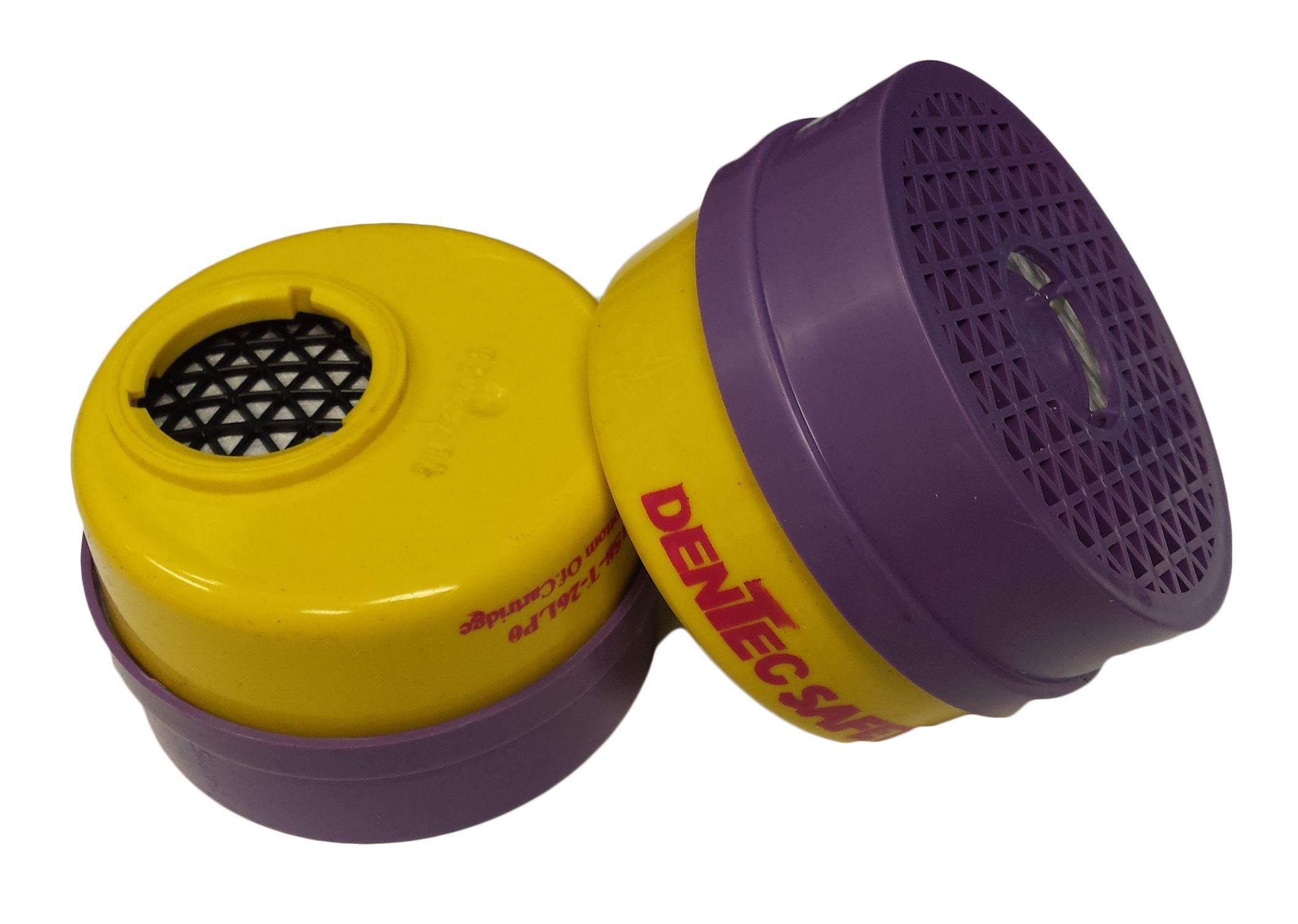 Dentec® Acid Gasses, Organic Vapor P100 Cartridge Combination – 2 Pair/Box