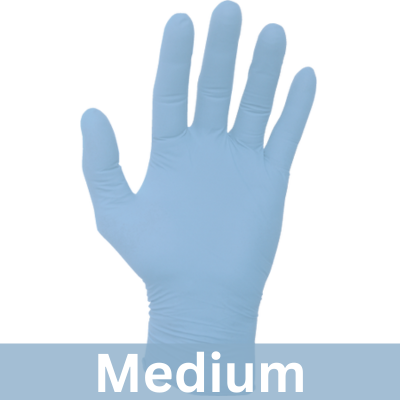 American Nitrile® Slate™ ANSL453 American Made Blue Nitrile Exam Gloves, Latex Free, 1000/Case - Medium