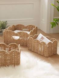 Wicker Storage Basket Set