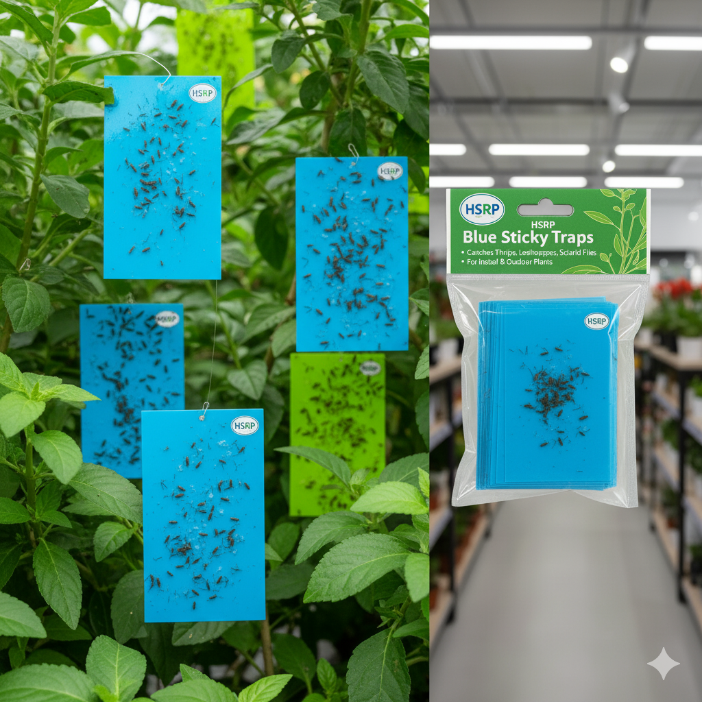 Blue Sticky Fly Traps (Pack of 10)