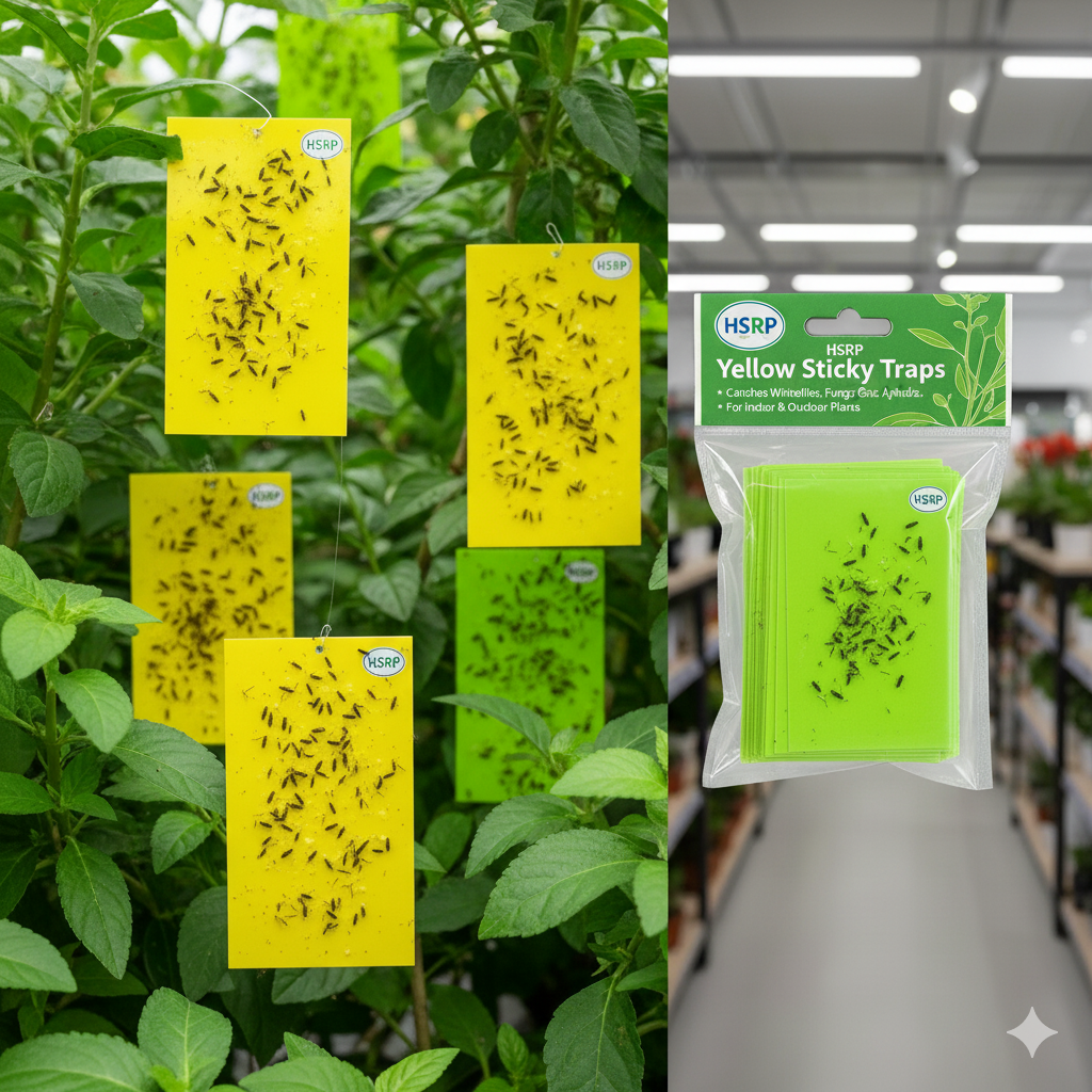 Yellow Sticky Fly Traps (Pack of 10)