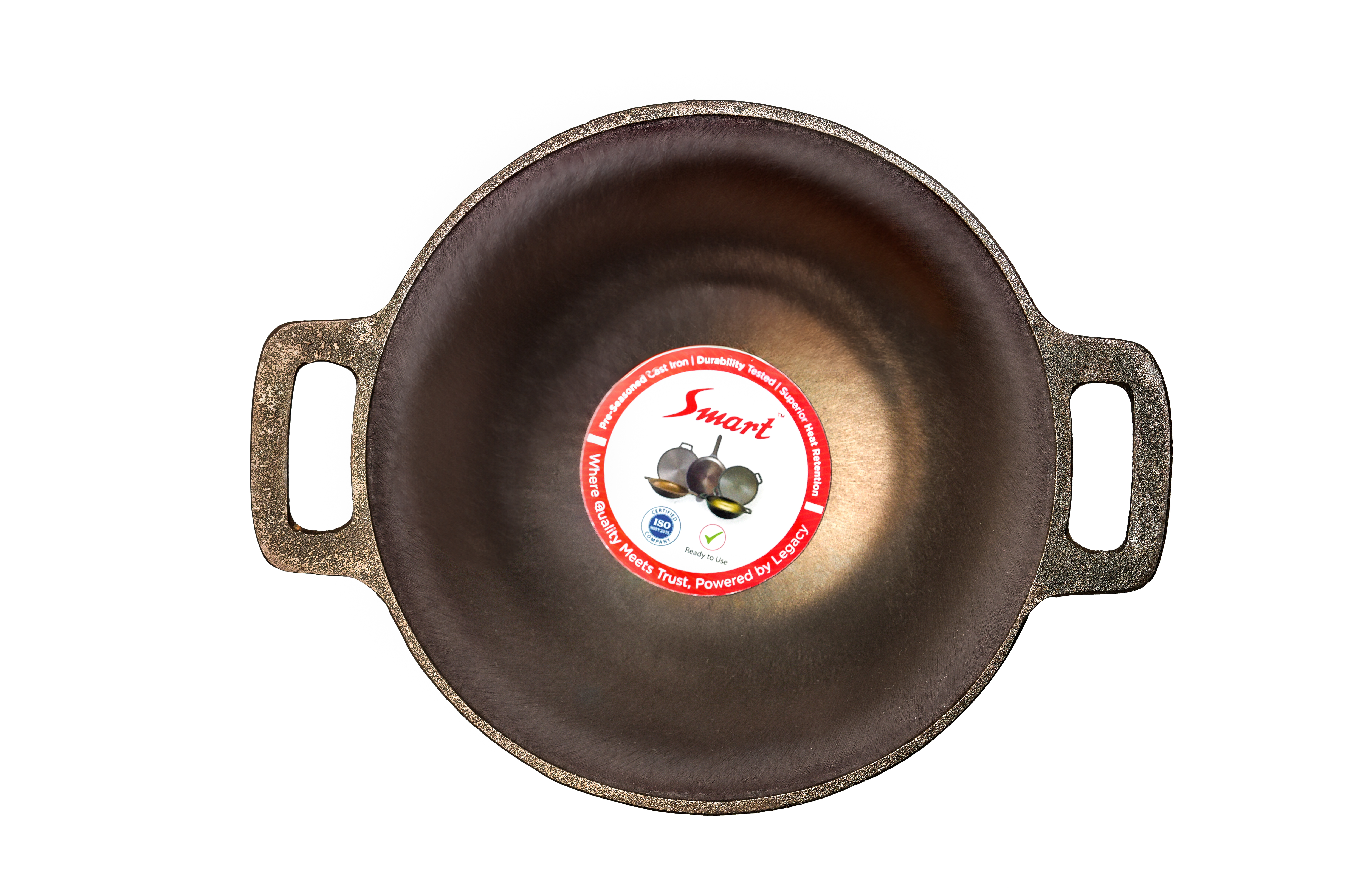 Pre-Seasoned - Cast Iron - Kadai 