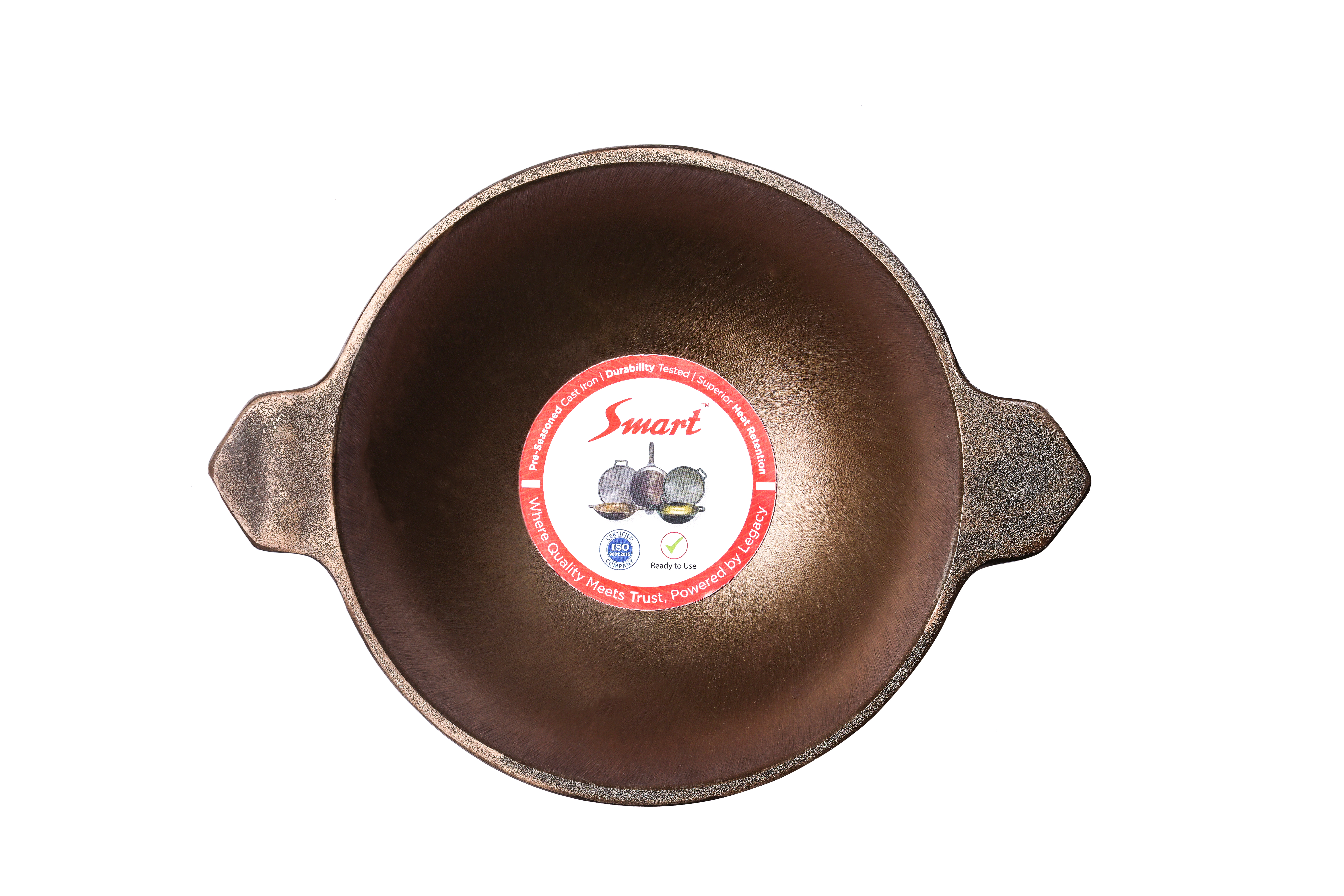 Pre-Seasoned - Cast Iron - Appam Pan 