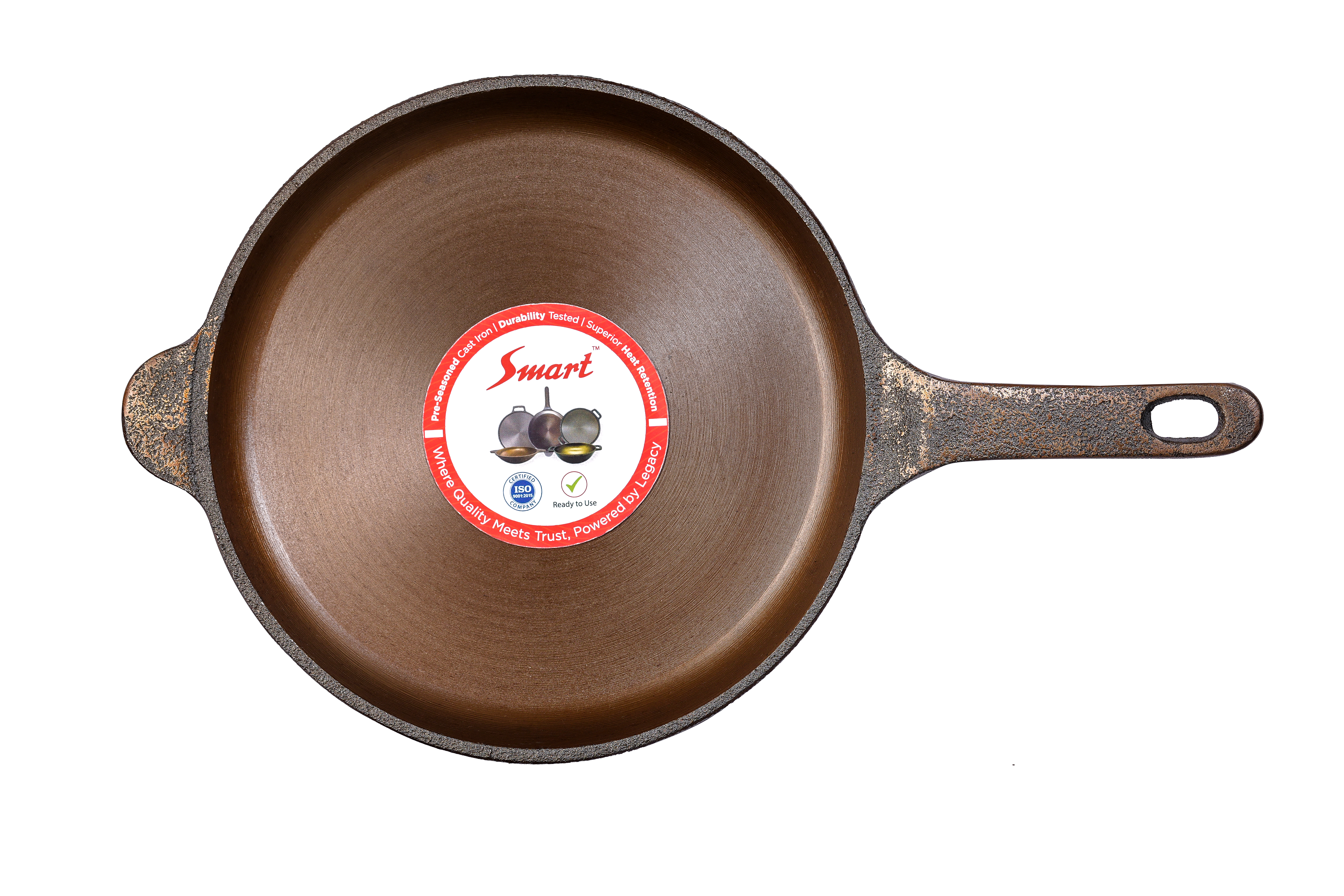 Pre-Seasoned - Cast Iron - Shallow Frypan