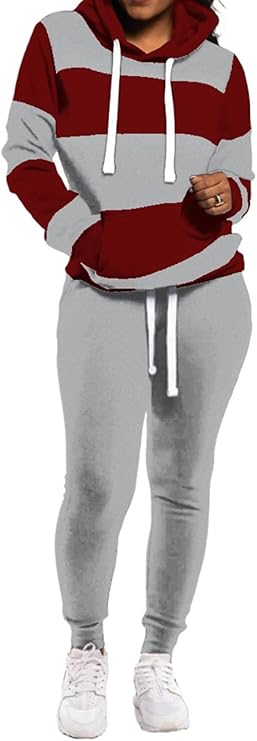 Women's casual two-piece tracksuit