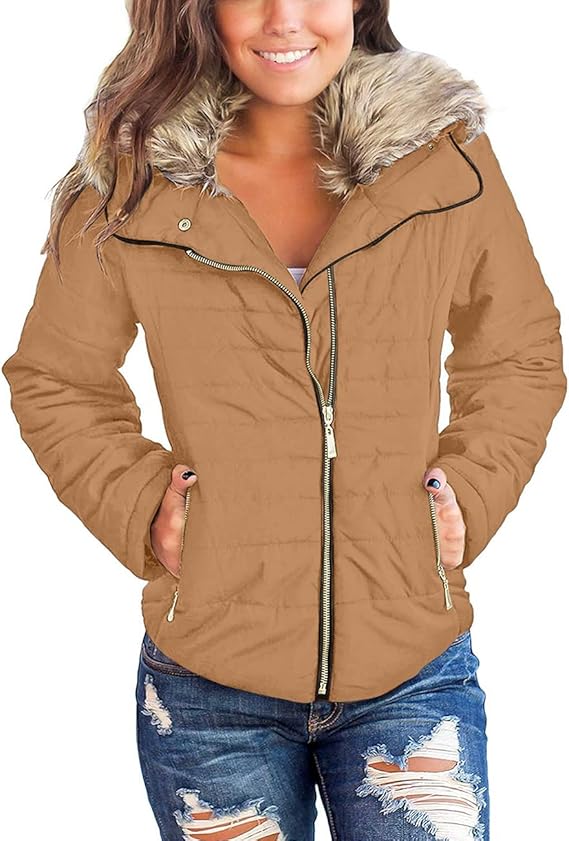 Women's Tan Winter Jacket