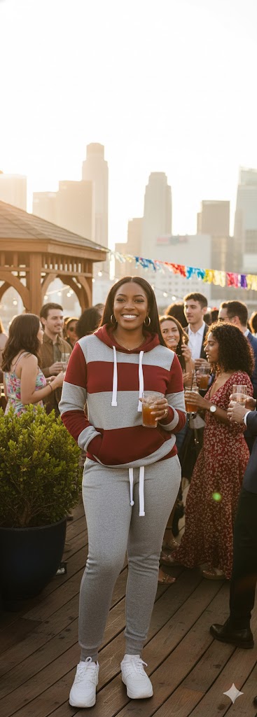 Women's casual two-piece tracksuit