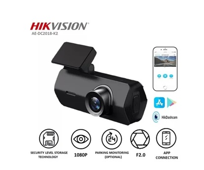 Cámara Móvil K2 HIKVISION (DASH CAM) para Vehículo (1080P) WI-FI