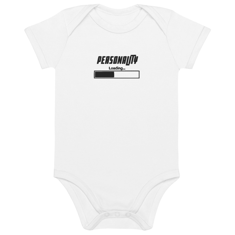Personality Loading Organic Cotton Baby Bodysuit