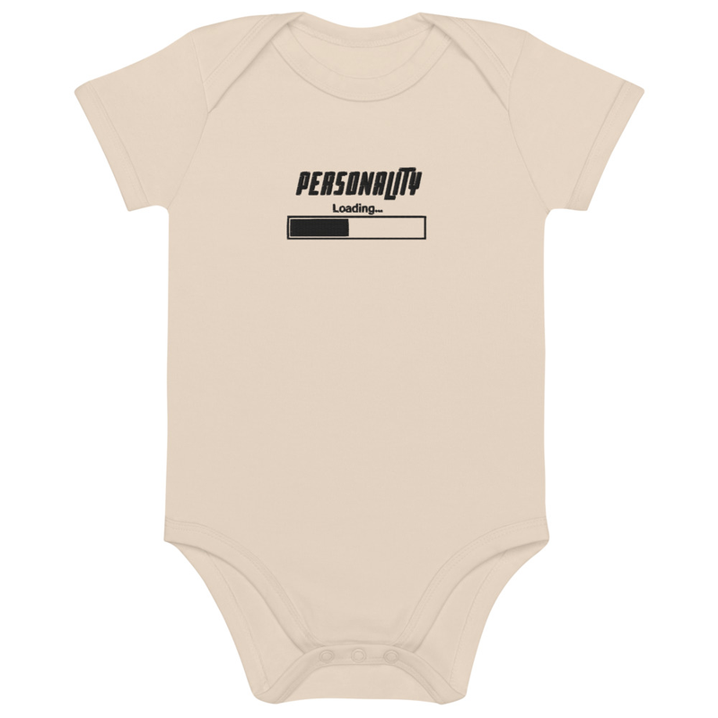 Personality Loading Organic Cotton Baby Bodysuit