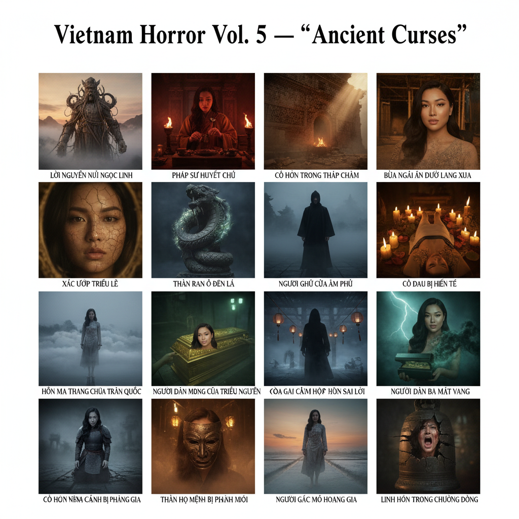 Vietnam Horror Vol. 5 — 'Ancient Curses' Collection Poster