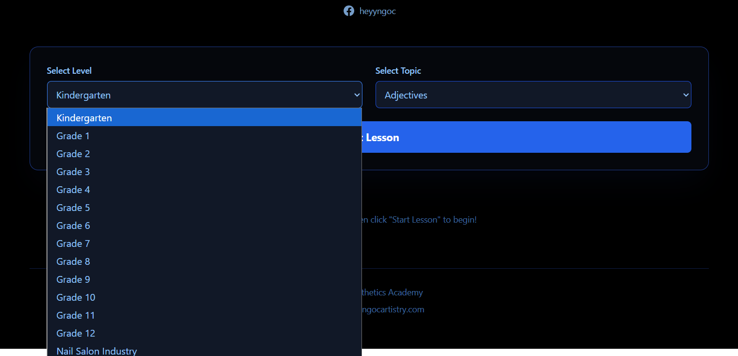 App dạy tiếng Anh