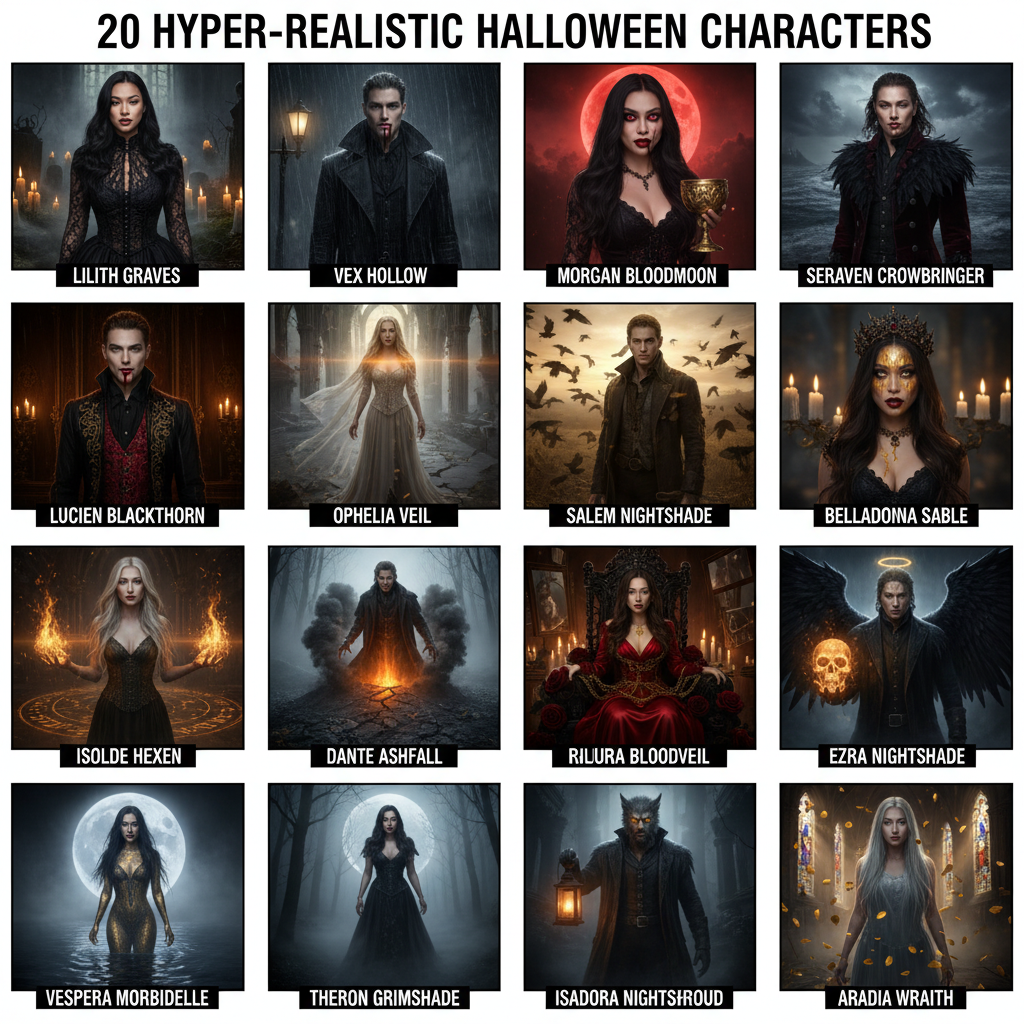 20 Hyper Realistic Halloween 