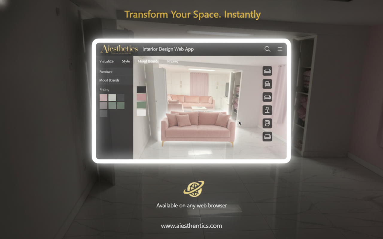 Aieststhetics Interior Design Web App
