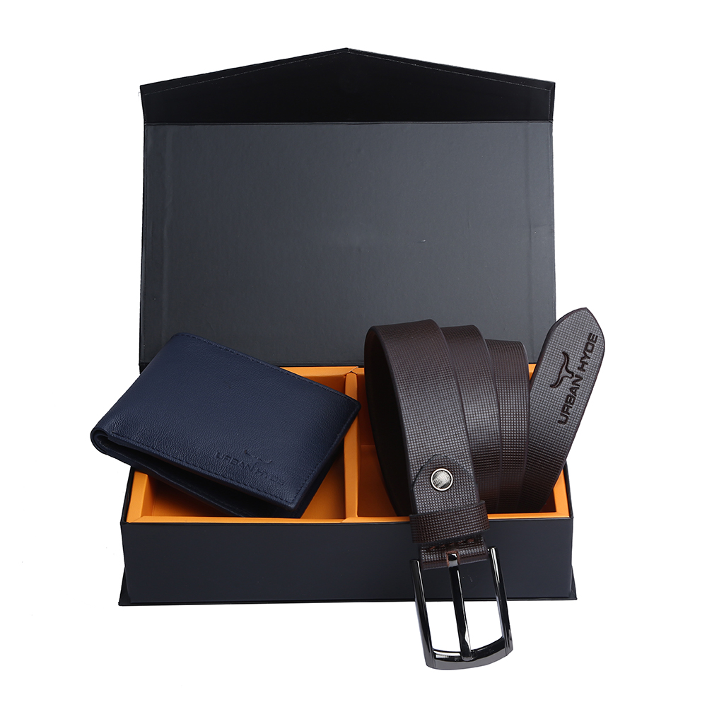 Men's Wallet and Belt Gift Set