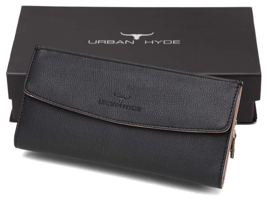 Urban Hyde Black Leather Wallet