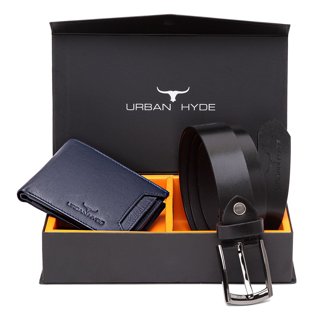 Urban Hyde Men's Wallet and Belt Gift Set