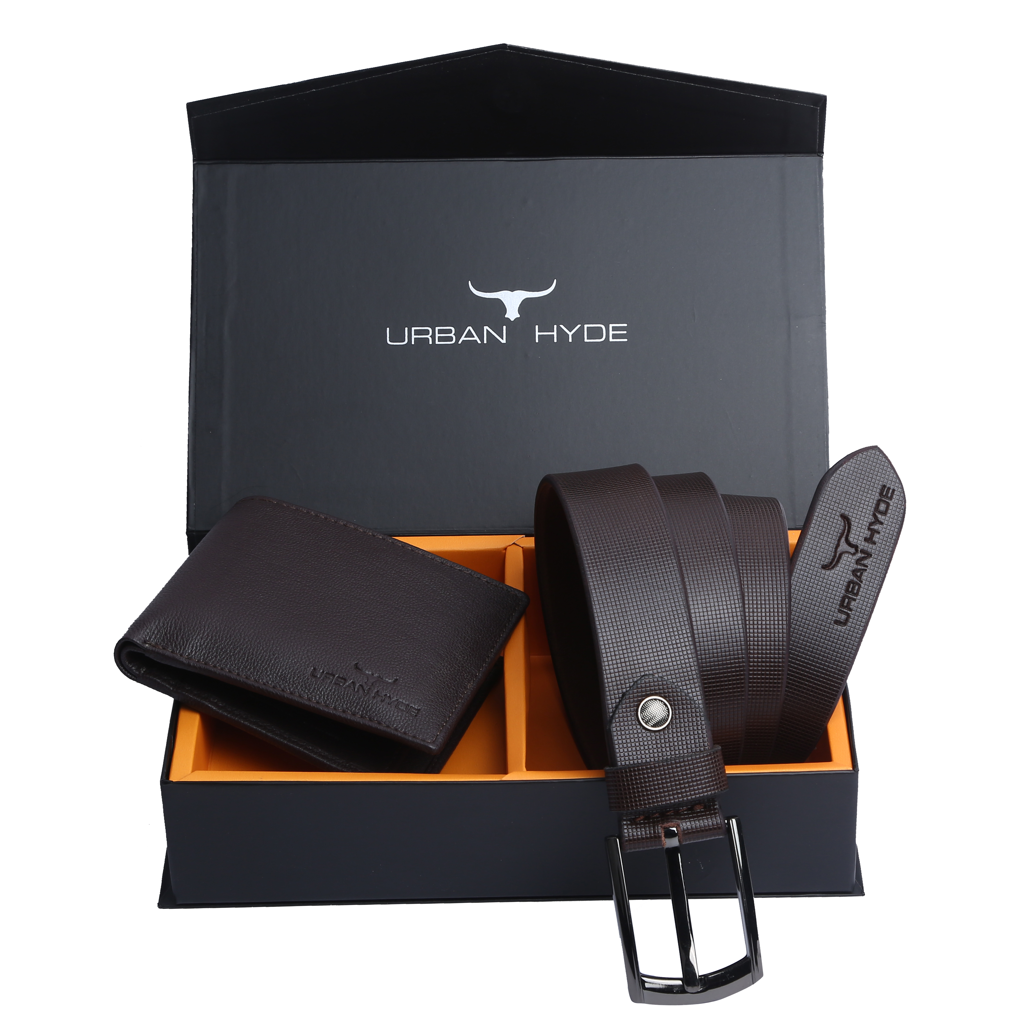 Urban Hyde Men's Wallet and Belt Gift Set