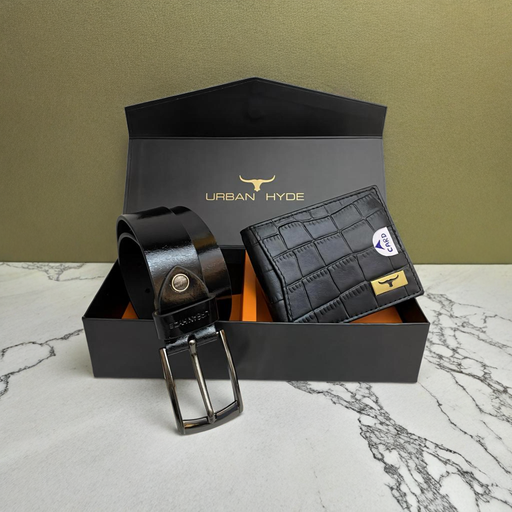 Urban Hyde Men's Leather Gift Set