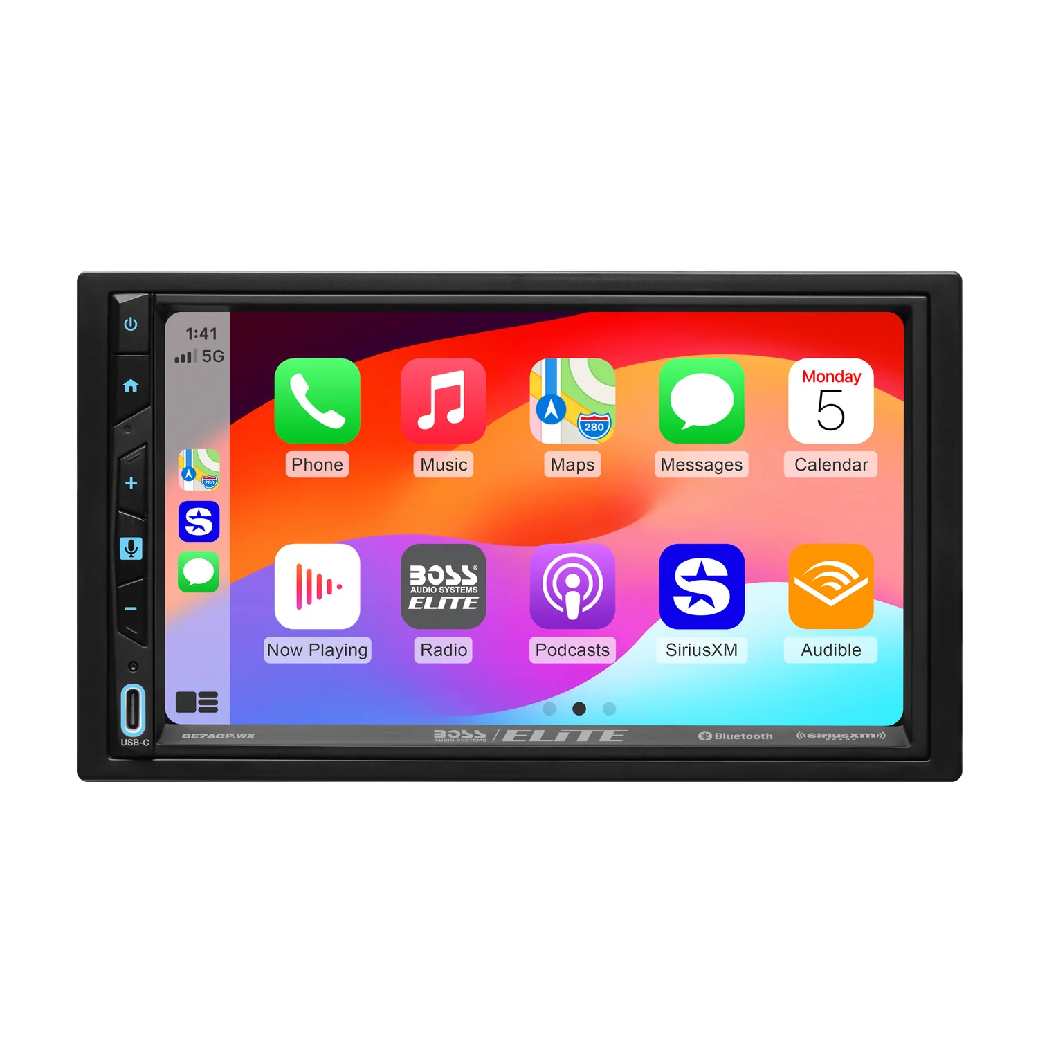 BOSS Elite BE7ACP.WX Double Din Car Stereo 
