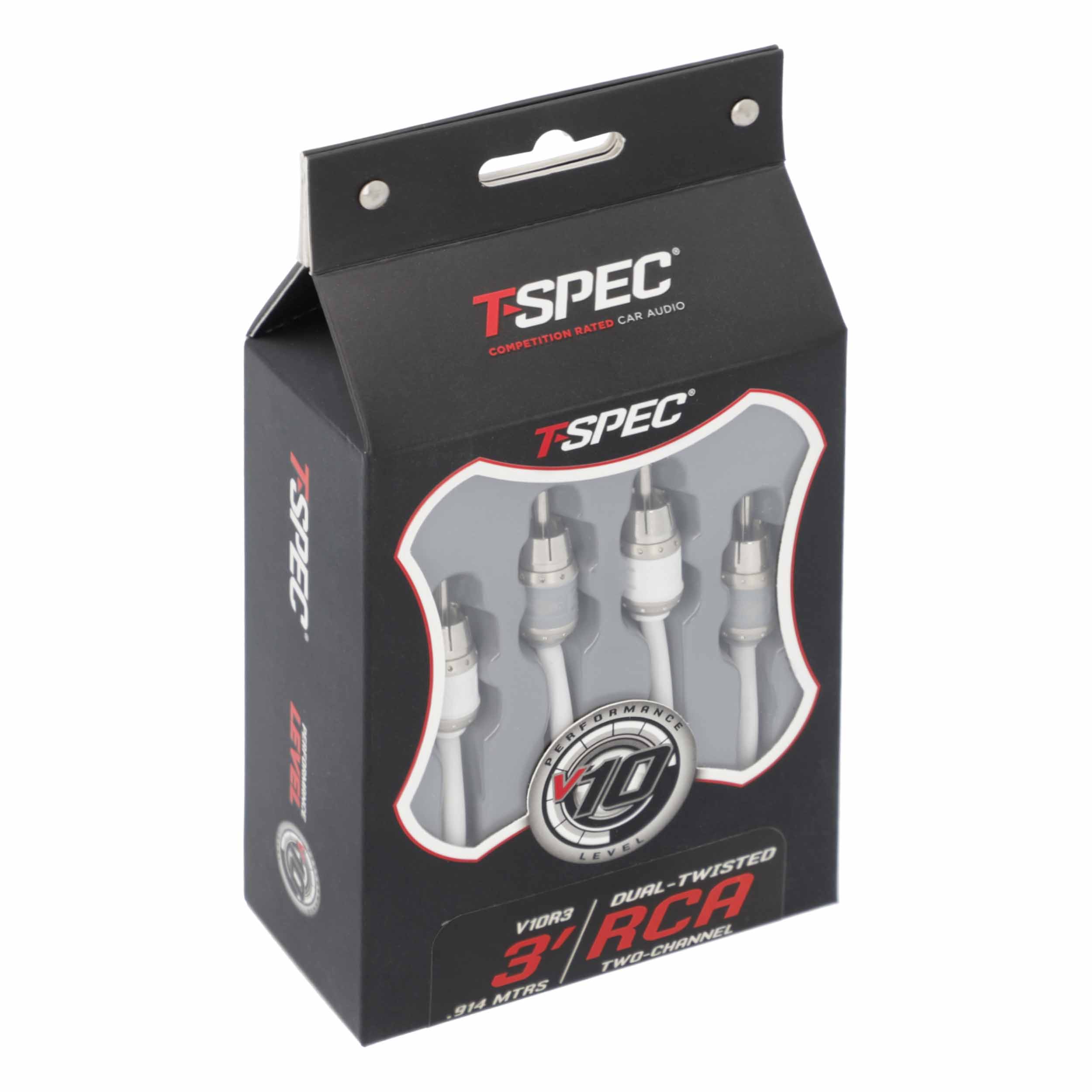 Stereo RCA Audio Cable 10 2-Channel RCA Cable | 3 ft