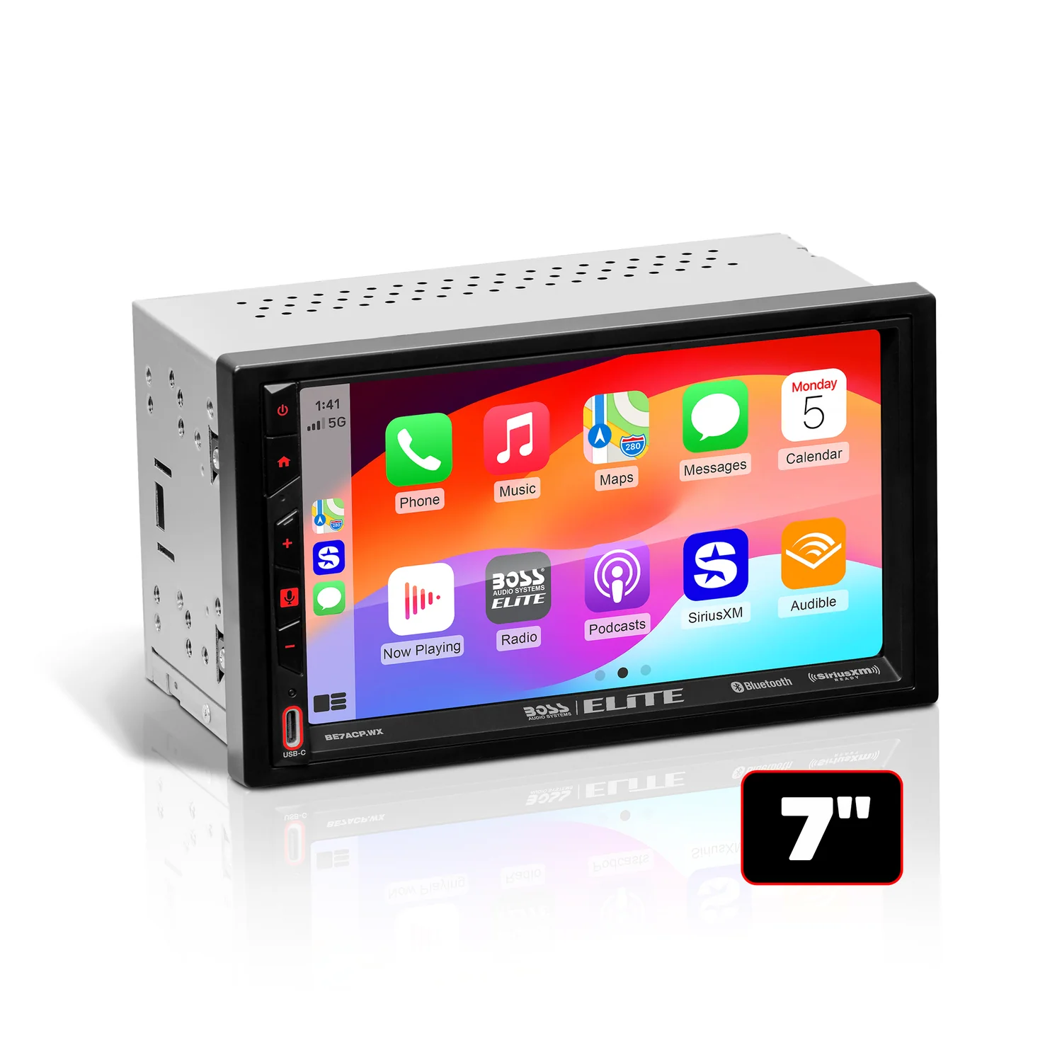 BOSS Elite BE7ACP.WX Double Din Car Stereo 