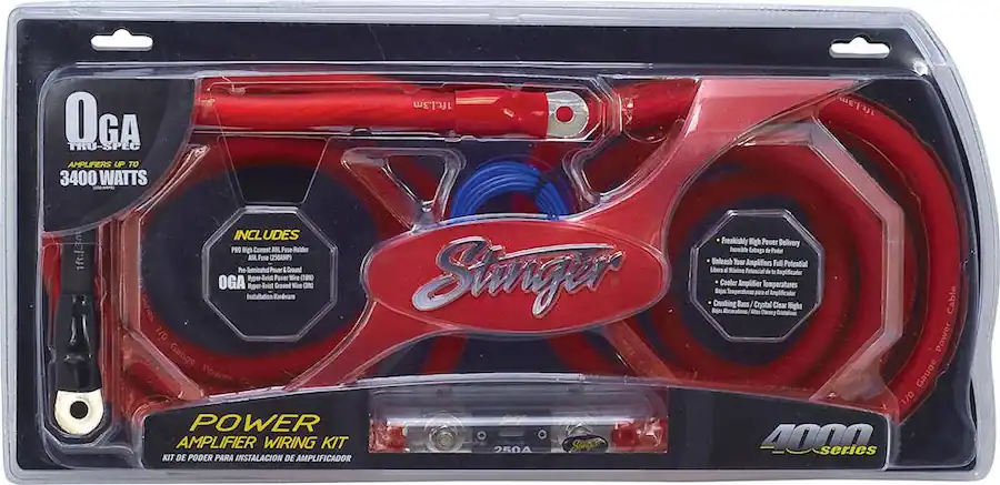 Stinger 4000 Series Power Amplifier Wiring Kit