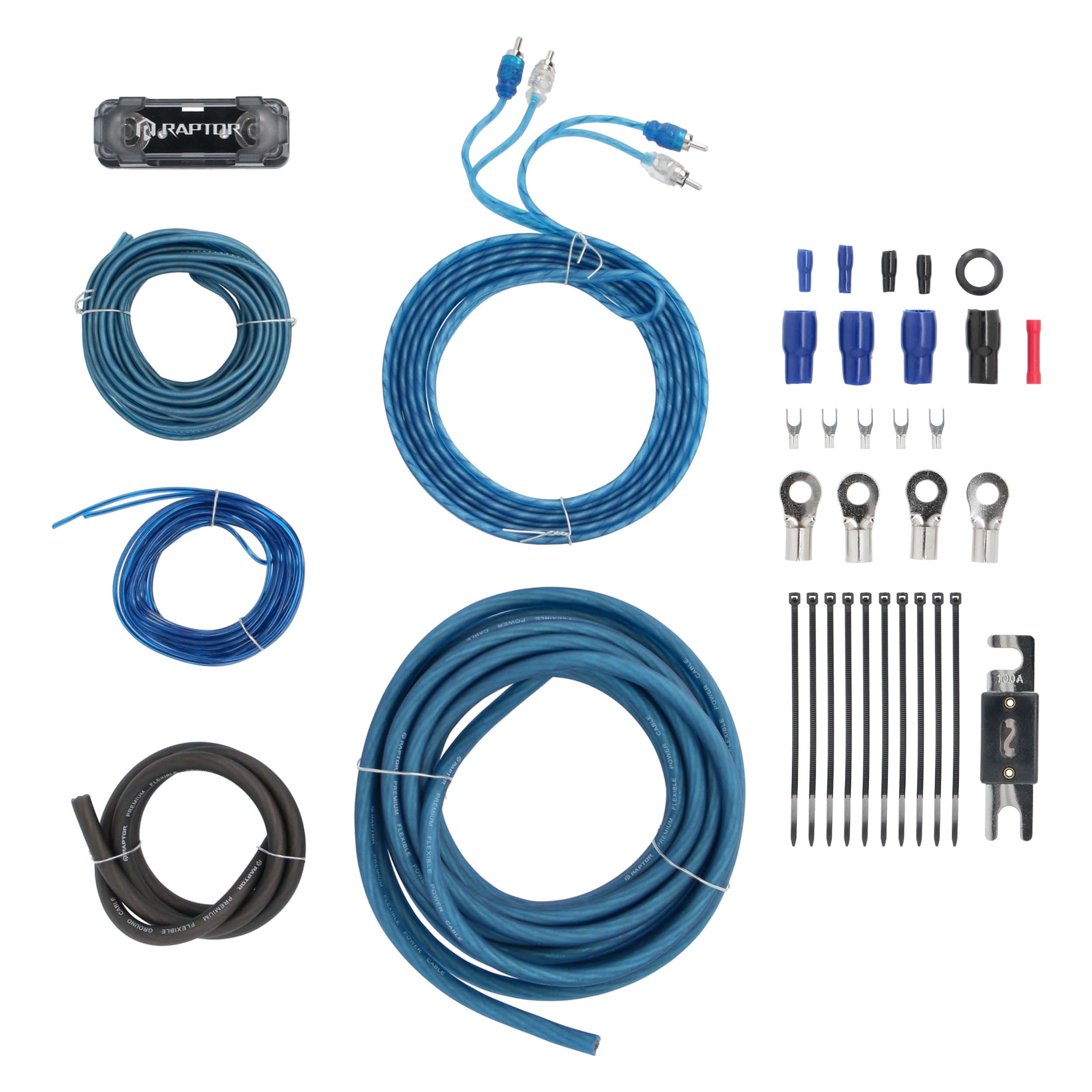 Raptor 4 Amp Kit with RCA
