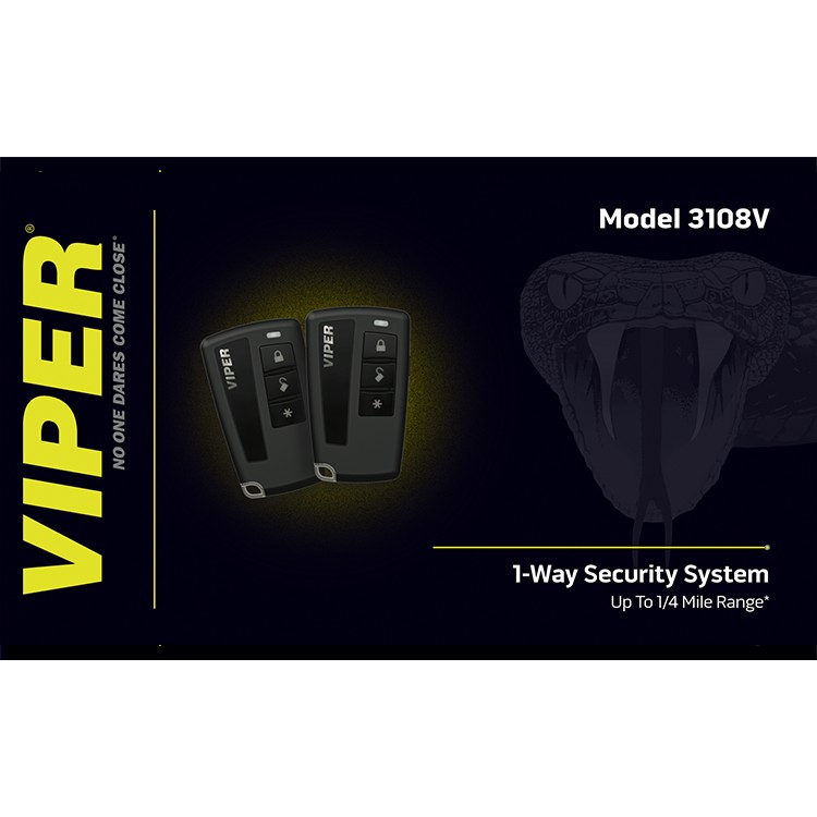 Viper Model 3108V 1-Way Security System