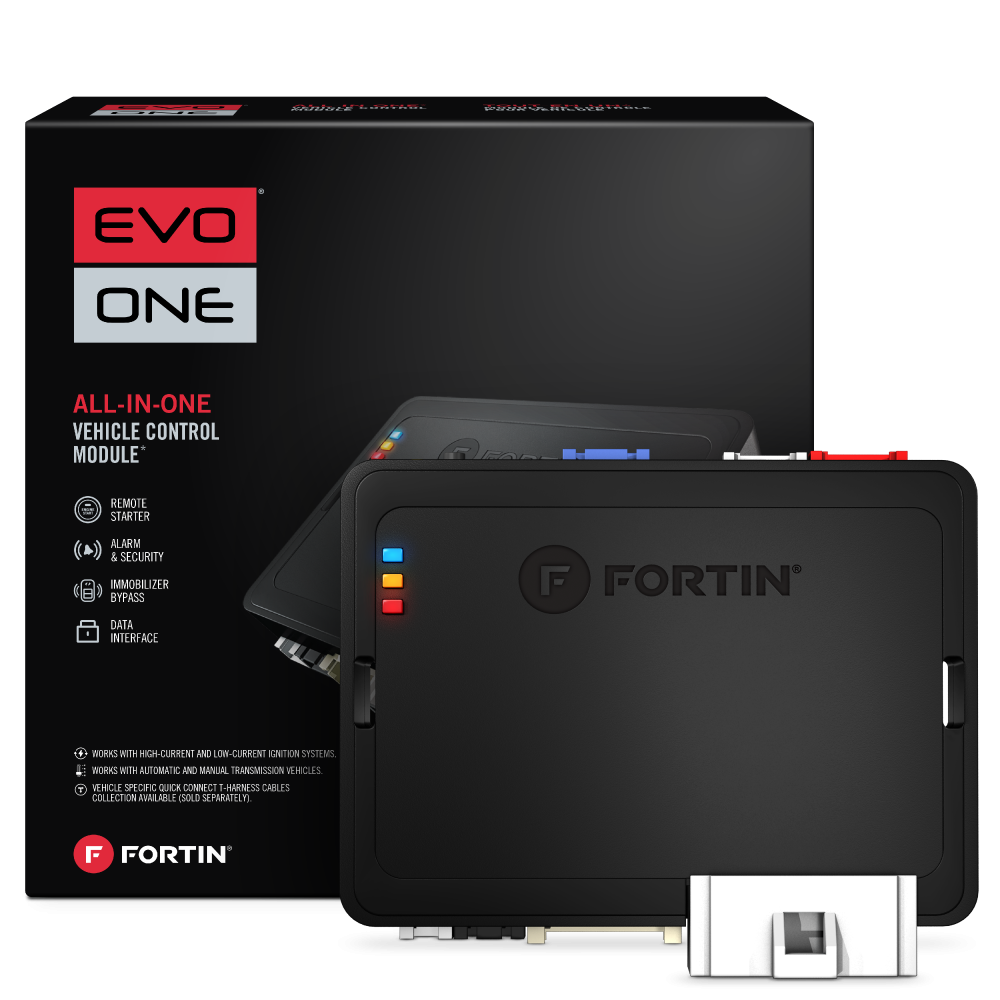 Fortin EVO-ONE All-In-One Remote Starter, Alarm, Immobilizer Bypass and Data Interface Module.