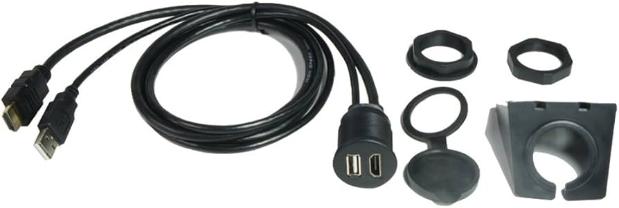 Pac HDMI-USB-CBL Dual USB & HDMI Dashboard Mount Cable