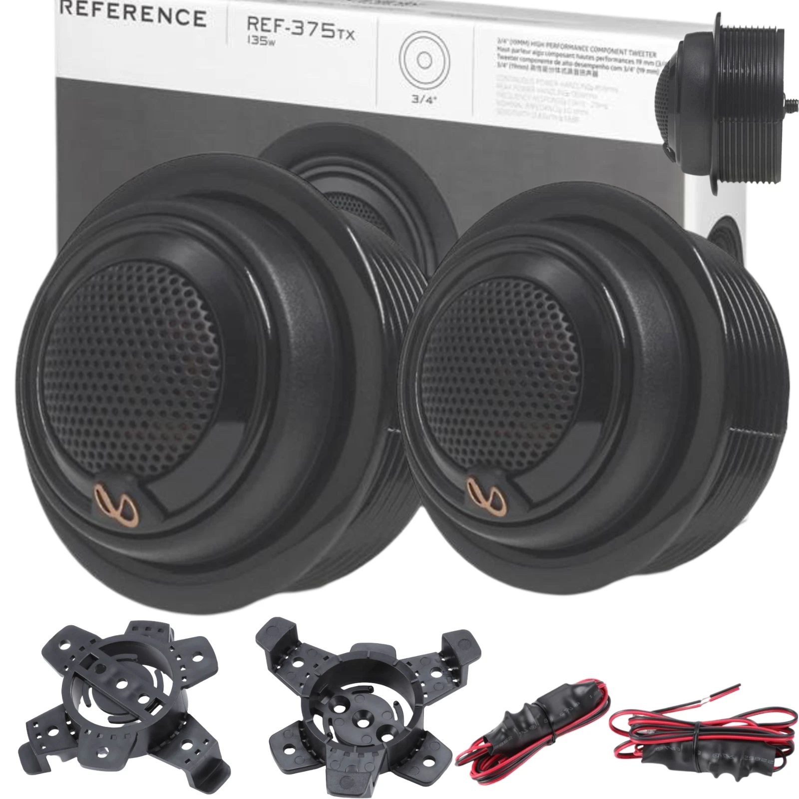 Infinity REF-375TX 3/4” Car Tweeters