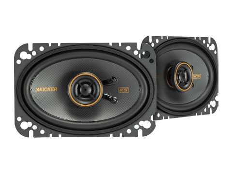 KICKER KS Series 4x6 Inch Car Speakers