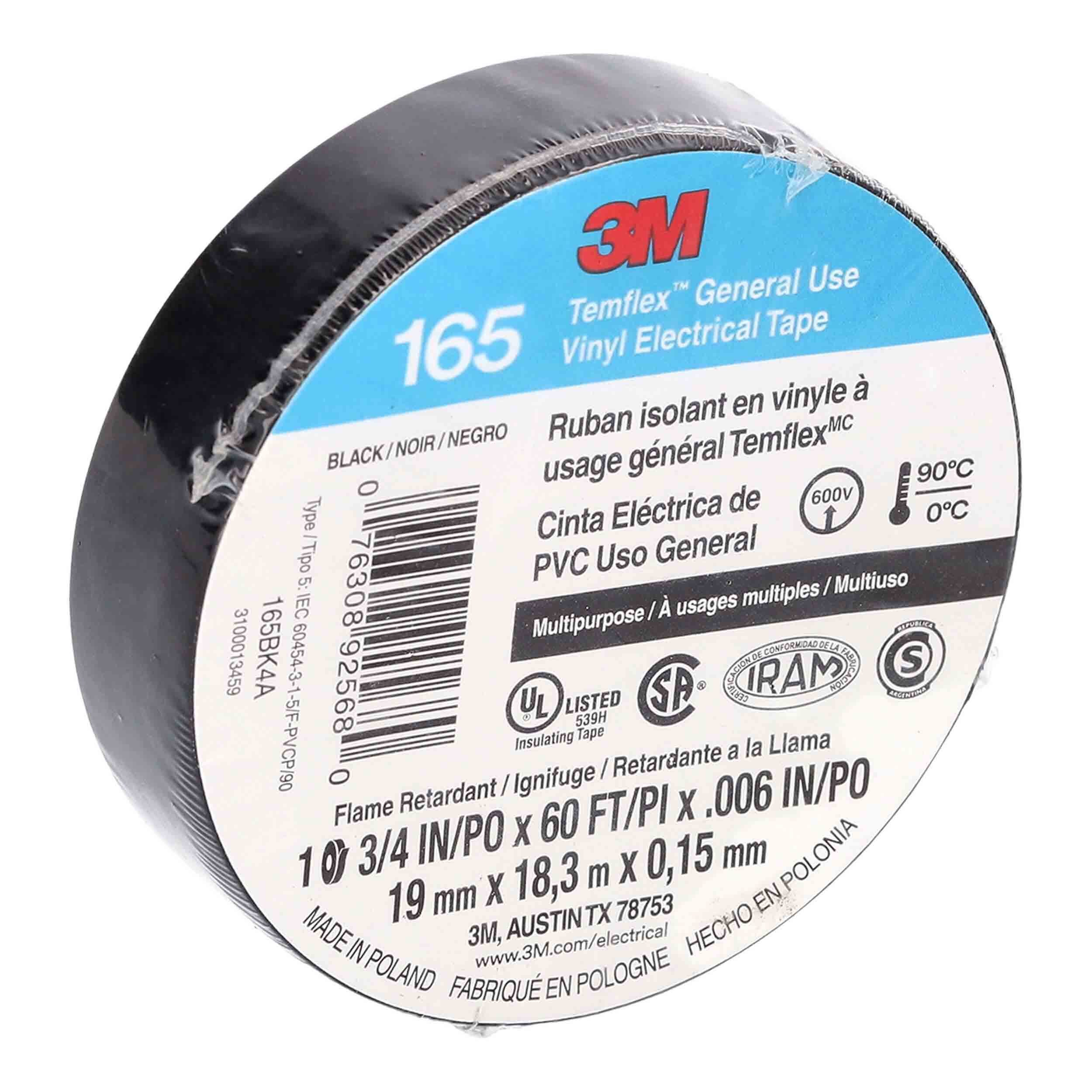 3M Temflex 165 Vinyl Electrical Tape