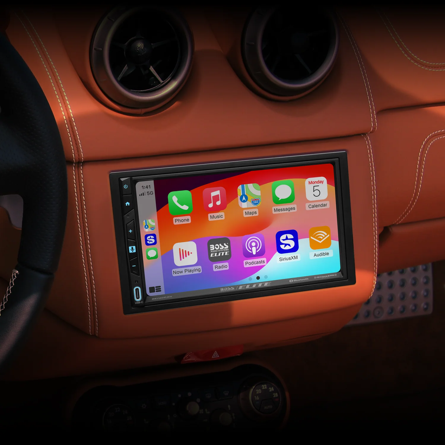 BOSS Elite BE7ACP.WX Double Din Car Stereo 