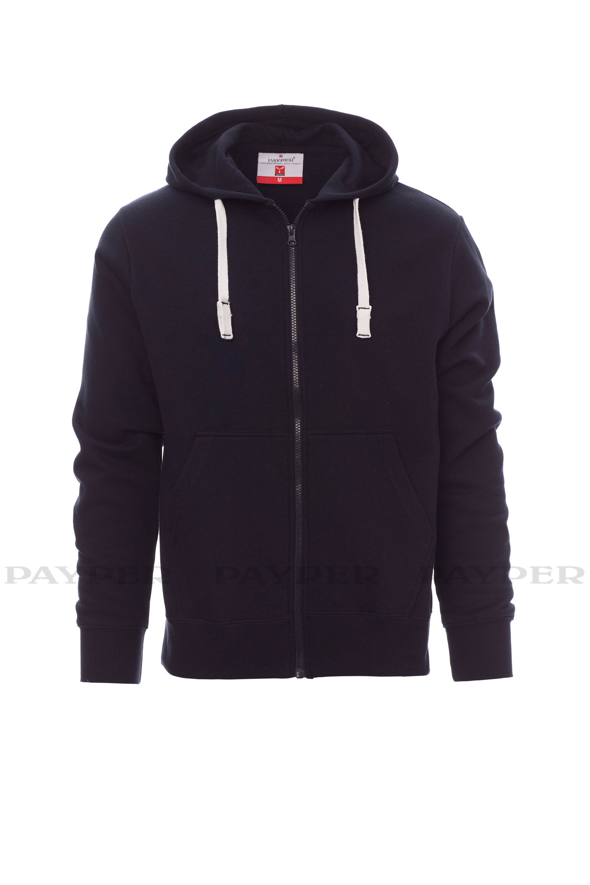 Black Zip-Up Hoodie