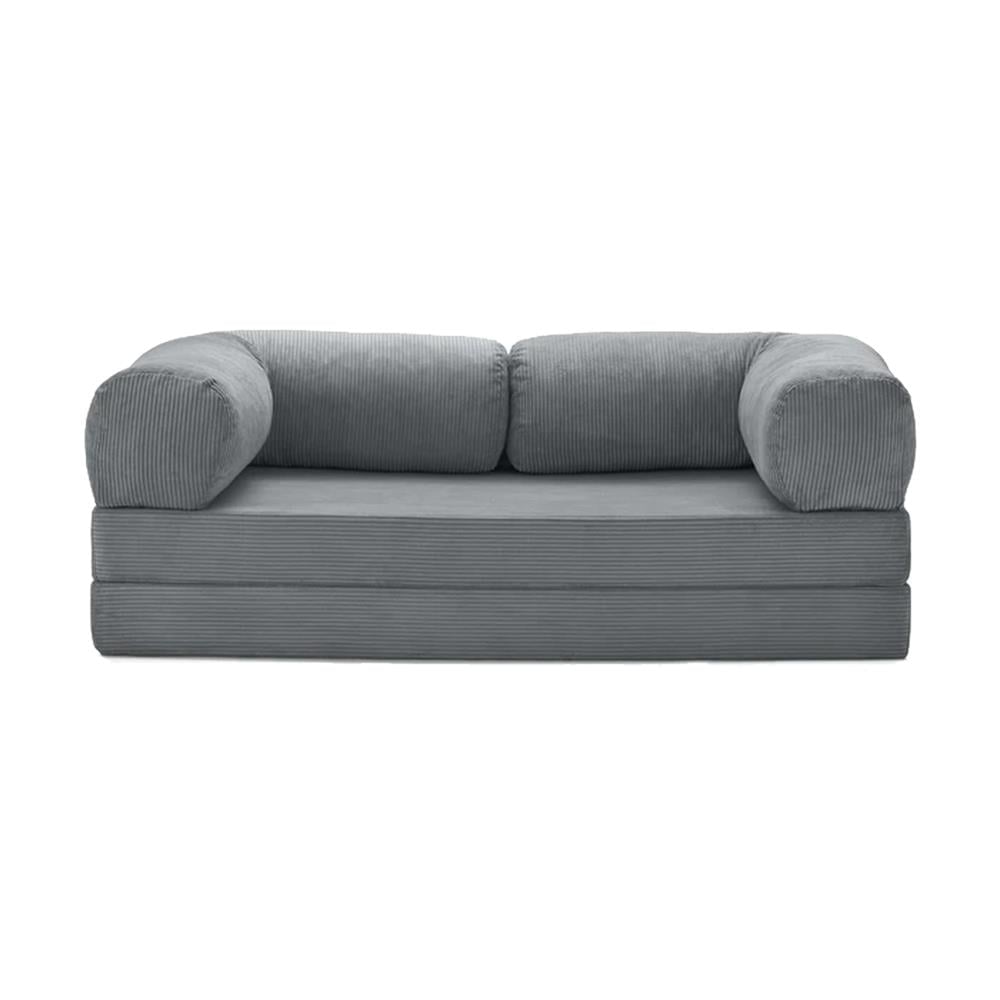 Modern Gray Corduroy Sofa