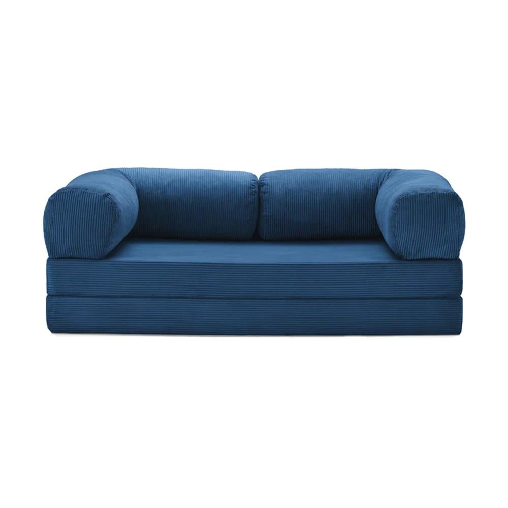 Blue Corduroy Sofa
