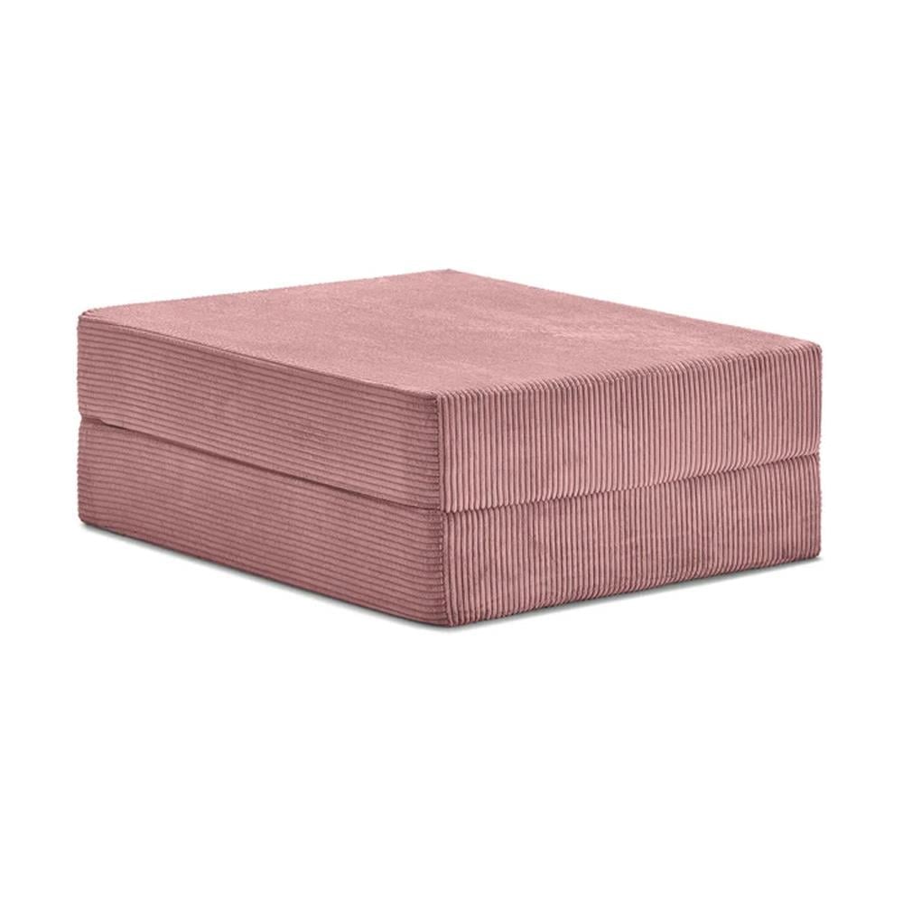 Modern Pink Corduroy Sectional Sofa