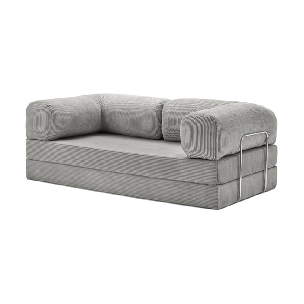 Modern Grey Corduroy Sofa