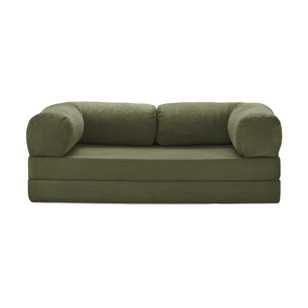 Modern Green Convertible Sofa Bed