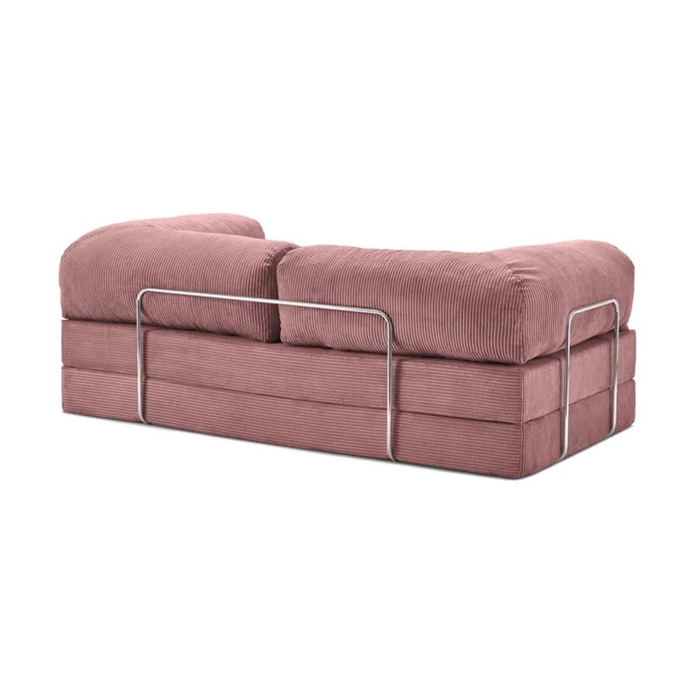 Modern Pink Corduroy Sofa