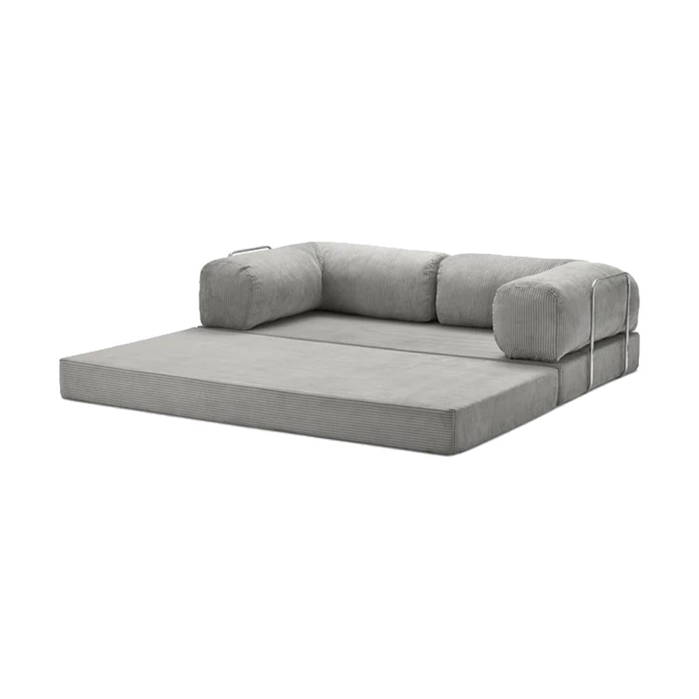 Modern Grey Corduroy Sofa